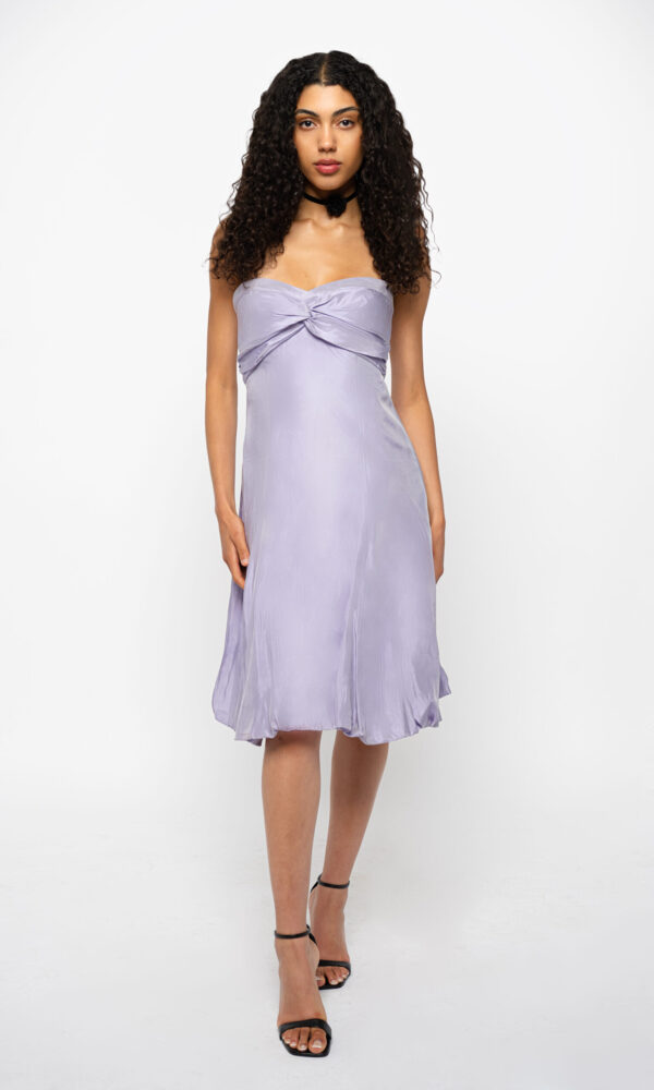 Satin Strapless Dress