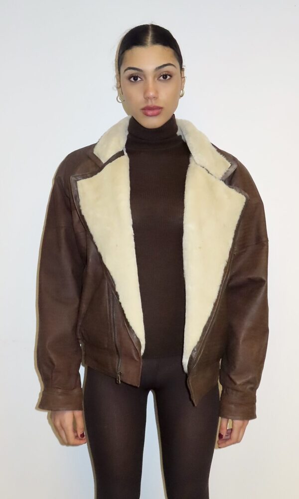 Fur Leather Jacket