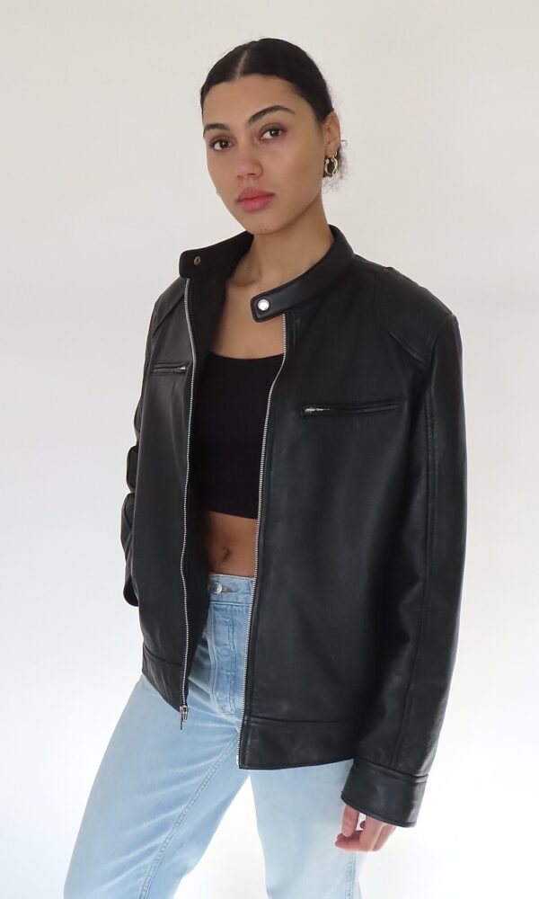Black Biker Jacket