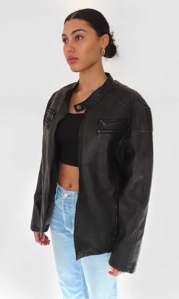 Brown Biker Jacket