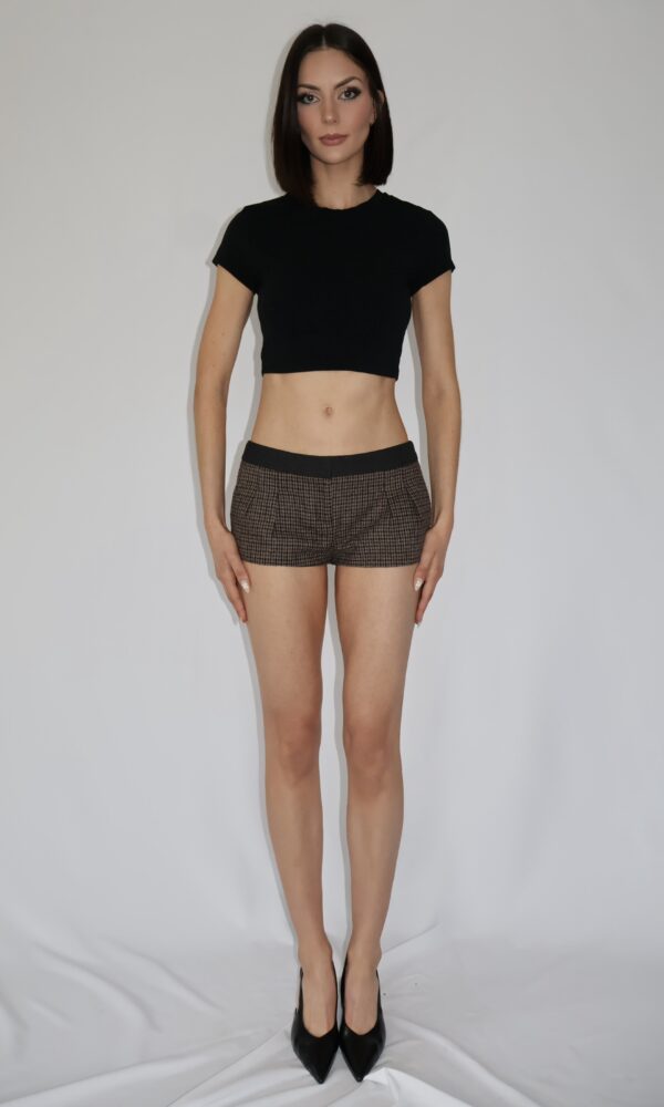 Plaid Suit Shorts